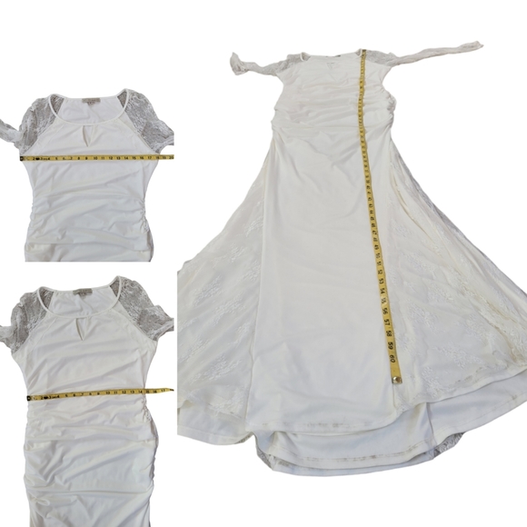 KIMI + KAI Maternity Mermaid Bridal Gown Size M - Picture 13 of 16